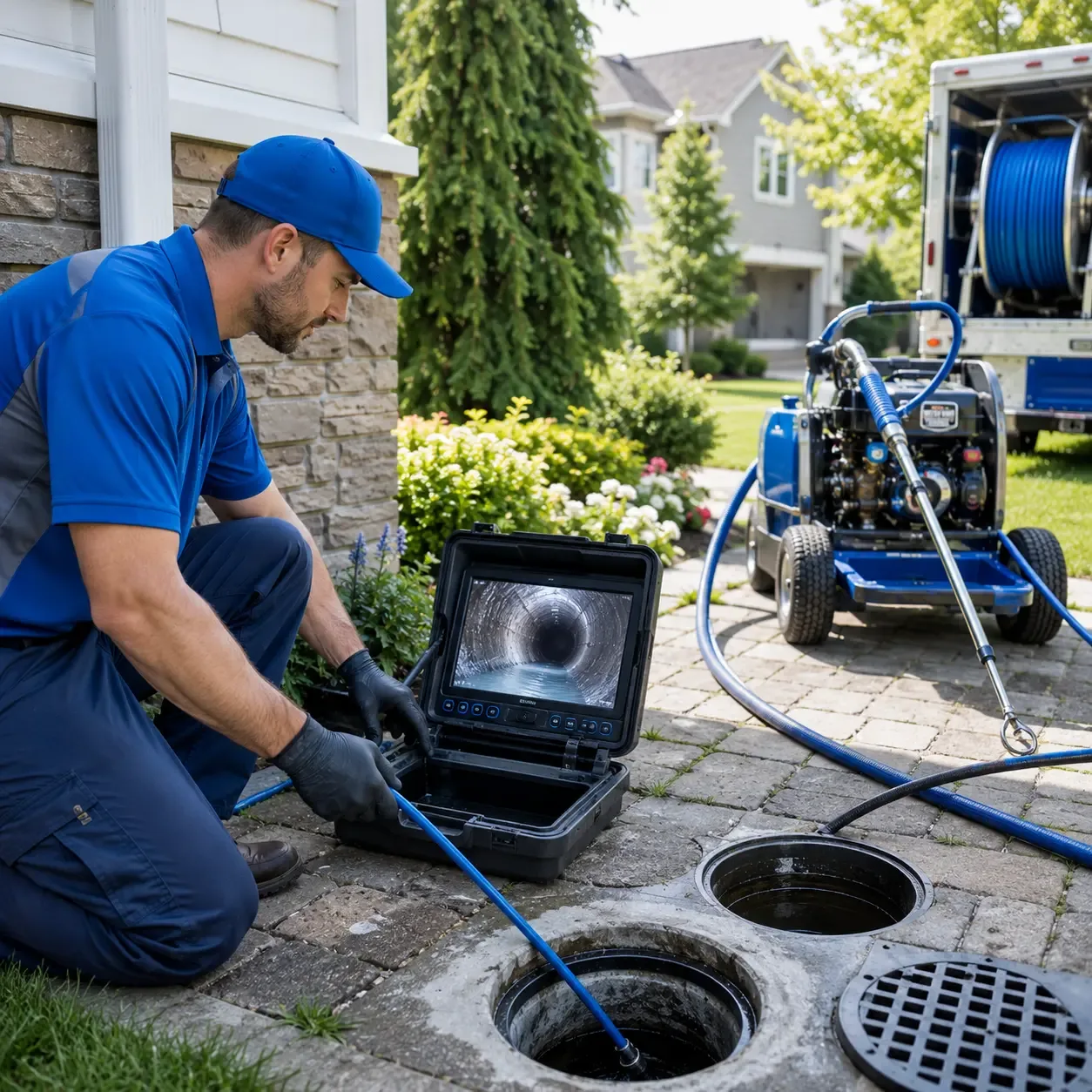Outdoor drain cleaning professionals serving West Chesterfield, MA